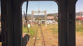 2018年９月19日　養老鉄道　揖斐駅→美濃本郷駅　後方展望