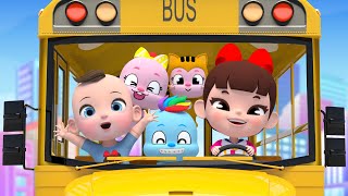 Wheels On The Bus - Sing Along | Nursery Rhymes & Kids Songs @LimeTube By Super Lime And Toys
