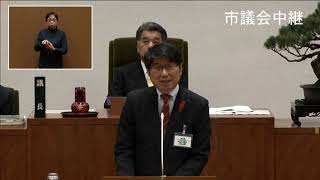 長崎市議会　平成30年第４回定例会　招集日（11月27日）