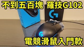 不到五百塊 電競滑鼠入門款 羅技 Logitech G102 || 好放HaveFun