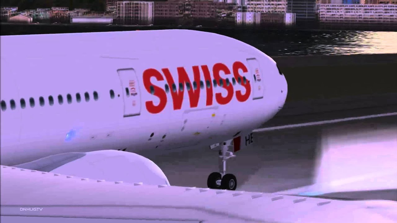 Close Up At V1 : Swiss B777-300ER - YouTube