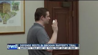 Noon: Defense rests in Rafferty trial