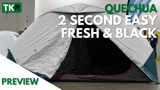 Quechua 2 Second Easy Fresh \u0026 Black | Preview | Nuevo sistema rápido para tiendas de Decathlon