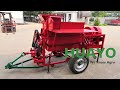 Large Multi Rice  Soybean Thresher with Diesel Engine and PTO | HUAYO AGRO