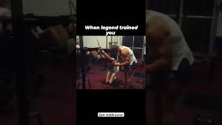 When legend Arnold traind you ✌️💪🏽( #arnoldschwarzenegger #training #fitness ) #shorts