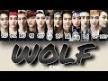 wolf exo 엑소 エクソ 【パート分け 日本語字幕 歌詞 和訳 カナルビ】