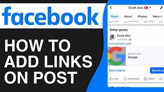 How To Add Clickable Link On Facebook Post - Easy Tutorial