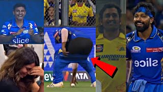 Everyone Laughing when Rohit Sharma's pant came out during Live Match | CSKvsMI |