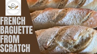 FRENCH BAGUETTE FROM SCRATCH - easy recipe. Dreaming of baking your own baguettes? You can do it!