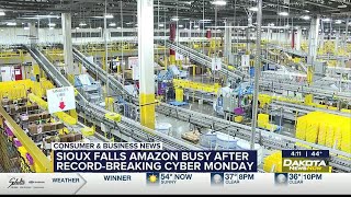 Sioux Falls Amazon busy after record-breaking Cyber Monday