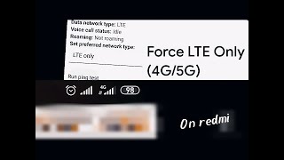How To Enable 4G/ LTE Only Mode On Any Android#shorts#4GLte