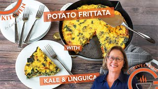 How to Make a Delicious Steam Oven Frittata with Potatoes, Linguica, and Kale