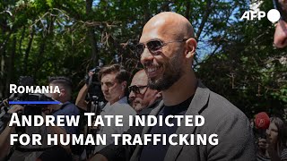 Andrew Tate indicted for human trafficking in Romania | AFP