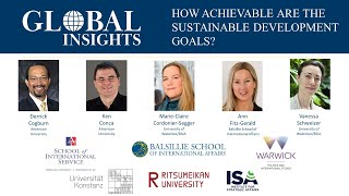 Global Insights: “How Achievable are the Sustainable Development Goals?”