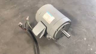 Marathon 5 HP Electric Motor 1740 RPM 184T 200V 3 Phase