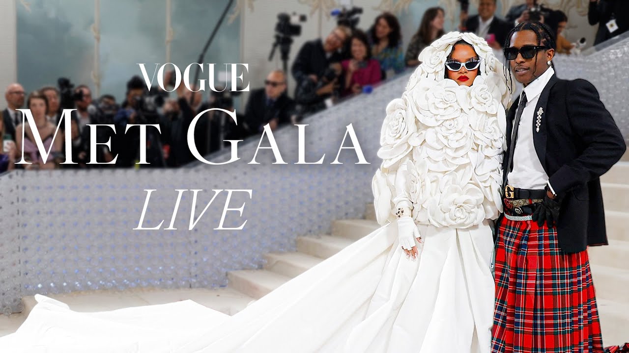 Live at the 2024 Met Gala with Vogue