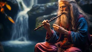 Calm your Mind by the Waterfall - Tibetan Healing Flute Music, Relaxing Music Meditation