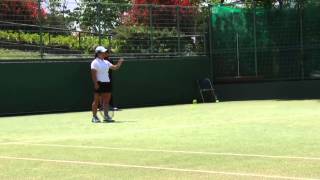 2013福岡国際女子テニス　江代純菜（九州文化学園高等学校）