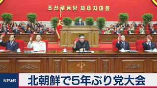 北朝鮮５年ぶり党大会（2021年1月6日）