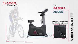 Spirit XBU55 Upright Bike: Available at Flaman Fitness