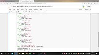 Python | Astrological Signs in Python