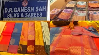 D.R.Ganesh sah silk saree shop coimbatore/ silk saree shopping vlog/ coimbatore saree shop