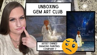 Unboxing New Artist Owned Company Gem Art Club! Is it worth the price? Quality?