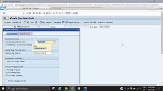 Unit 2 Exercise 4 Purchase Order Entry Basic 1 Maintain Personal Setting