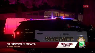 Suspicious death reported in Carmichael, Sacramento sheriff says
