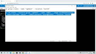 10-Create Azure Virtual Machine using Azure Cloud Shell