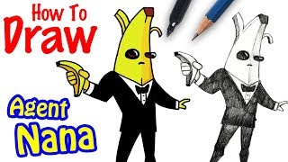 How to Draw Peely's Agent Nana Spray