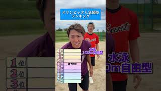 えんどれす【オリンピック人気競技ランキング】#スポーツ #スポーツあるある #あるある #オリンピック