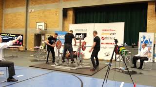 127.5KG (281LB) COMPETITION BENCH PRESS | 18 YEAR OLD POWERLIFTER