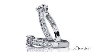 H101356 1ct 14W | 1.50ct Diamond Engagement Ring in 14k White Gold