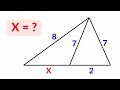 A Very Nice Geometry Problem | You should be able to solve this! | 2 Different Methods