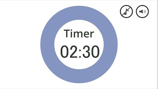 2分30秒タイマー / 2.5 minutes timer