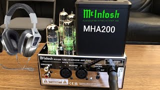 MHA200 MCIntosh tube headphone amplifier so expensive but small