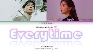 Chen And Punch - Everytime Color Coded Lyrics - Hanromeng