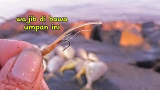 MANCING CASTING BABY GT DI PINGGIRAN MENGGUNAKAN UMPAN KARET PENTIL || ULTRALIGHT CASTING