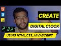 🚀 HTML CSS and JavaScript Project | Build a Stylish Digital Clock