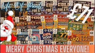 Merry Christmas Everyone. £71 mix of Scratch Cards from the National Lottery.