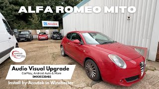 Alfa Romeo Mito CarPlay, Android Auto  Upgrade KENWOOD DMX5023DABS #alfaromeo #caraudio #carplay