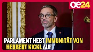 Parlament hebt Immunität von Herbert Kickl auf