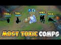 WE PLAYED THE MOST TOXIC COMPS FOR 2 HOURS STRAIGHT (TROLLING MOVIE)