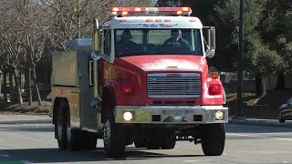 *EXTREMELY RARE* San Ramon Valley Fire Protection District WATER TENDER 135 Responding Code 3!