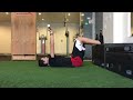 supine pri 90 90 box heel digs with shin bar slide