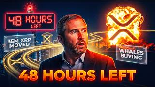 48 Hours Left — 35M XRP Moved & Whales Are Buying