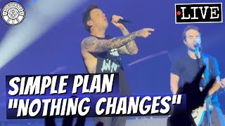 Simple Plan "Nothing Changes" LIVE