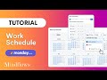 Monday.com Tutorial | Work Schedule