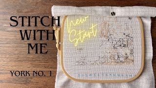 #1 York - Cross Stitch With Me a Golden Kite Full-Coverage (New Start)